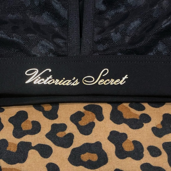Victoria Secret Mesh cheetah print bra size Xtra-small *XS* - Picture 5 of 9